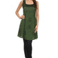 Sakkas Kalee Blusa túnica sin mangas con bordado ajustable / Vestido corto