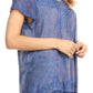 Sakkas Hope Embroidery And Seqiun Accents Summer Blouse