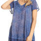 Sakkas Hope Embroidery And Seqiun Accents Summer Blouse