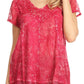Sakkas Hope Embroidery And Seqiun Accents Summer Blouse