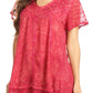 Sakkas Hope Embroidery And Seqiun Accents Summer Blouse