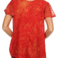 Sakkas Hope Embroidery And Seqiun Accents Summer Blouse