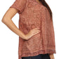 Sakkas Charolette Embroidery And Seqiun Accents Blouse
