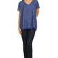 Sakkas Charolette Embroidery And Seqiun Accents Blouse