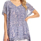 Sakkas Charolette Embroidery And Seqiun Accents Blouse
