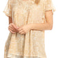 Sakkas Charolette Embroidery And Seqiun Accents Blouse