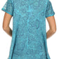 Sakkas Charolette Embroidery And Seqiun Accents Blouse