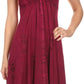 Sakkas Jia Stonewashed Embroidered Handkerchief Hem Halter Dress With Beads