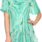 Sakkas Taylay Ombre Tie Dye Batik Long Embroidered Corset Neck Blouse Shirt Top