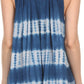 Sakkas Jalela V Neck Sleeveless Embroidered Tie Dye Tank Top Blouse Shirt Top