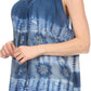 Sakkas Jalela V Neck Sleeveless Embroidered Tie Dye Tank Top Blouse Shirt Top