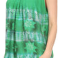 Sakkas Jalela V Neck Sleeveless Embroidered Tie Dye Tank Top Blouse Shirt Top