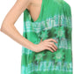 Sakkas Jalela V Neck Sleeveless Embroidered Tie Dye Tank Top Blouse Shirt Top