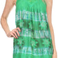 Sakkas Jalela V Neck Sleeveless Embroidered Tie Dye Tank Top Blouse Shirt Top