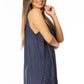 Sakkas Rita Womens Picot Trim V Neck Tank Blouse With Seqins And Embroidery