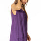 Sakkas Rita Womens Picot Trim V Neck Tank Blouse With Seqins And Embroidery