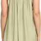 Sakkas Rita Womens Picot Trim V Neck Tank Blouse With Seqins And Embroidery