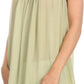 Sakkas Rita Womens Picot Trim V Neck Tank Blouse With Seqins And Embroidery