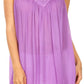 Sakkas Rita Womens Picot Trim V Neck Tank Blouse With Seqins And Embroidery