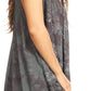 Sakkas Nadiyah Long Scoop Neck Embroidered Tank Top Sleeveless Blouse Shirt Top