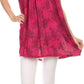 Sakkas Nadiyah Long Scoop Neck Embroidered Tank Top Sleeveless Blouse Shirt Top