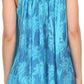 Sakkas Nadiyah Long Scoop Neck Embroidered Tank Top Sleeveless Blouse Shirt Top