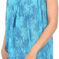 Sakkas Nadiyah Long Scoop Neck Embroidered Tank Top Sleeveless Blouse Shirt Top