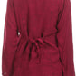 Sakkas Fedella Deep Scoop Neck Long Sleeve Blouse Top With Adjustable Back Straps