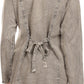 Sakkas Fedella Deep Scoop Neck Long Sleeve Blouse Top With Adjustable Back Straps