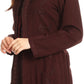 Sakkas Caylyan Long Adjustable Embroidered Long Sleeve Blouse With Corset Top
