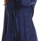 Sakkas Caylyan Long Adjustable Embroidered Long Sleeve Blouse With Corset Top
