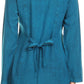 Sakkas Caylyan Long Adjustable Embroidered Long Sleeve Blouse With Corset Top