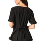 Sakkas Sayle Long Star Embroidered Blouse Shirt Top With Button Front And Ruffles
