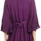 Sakkas Valeria Womens V neck  Bohemian Ethnic Casual Flare Blouse Top Embroidered