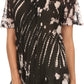 Sakkas Splenka Long Tie Dye Embroidered Corset Neck Cap Sleeve Blouse Shirt Top