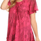 Sakkas Maliky Wide Corset Neck Floral Embroidered Cap Sleeve Blouse Top Shirt