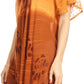 Sakkas Reya Lace Embroidered Cap Sleeve Corset Tie Dye Blouse Top Shirt