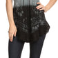 Sakkas Reya Lace Embroidered Cap Sleeve Corset Tie Dye Blouse Top Shirt