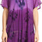 Sakkas Reya Lace Embroidered Cap Sleeve Corset Tie Dye Blouse Top Shirt