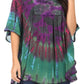 Sakkas Sunia Tie Dye Caftan Sleeve Blouse | Cover Up