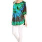 Sakkas Sunia Tie Dye Caftan Sleeve Blouse | Cover Up
