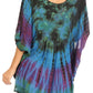 Sakkas Sunia Tie Dye Caftan Sleeve Blouse | Cover Up