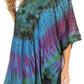 Sakkas Sunia Tie Dye Caftan Sleeve Blouse | Cover Up