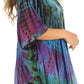 Sakkas Sunia Tie Dye Caftan Sleeve Blouse | Cover Up