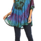 Sakkas Sunia Tie Dye Caftan Sleeve Blouse | Cover Up