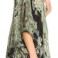 Sakkas Vanya Floral and Palm Tree Batik Circle Top with Sequins and Embroidery