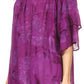 Sakkas Flora Watercolor Tie Dye Double Bell Sleeve Raglan Blouse