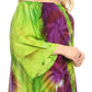 Sakkas Alania Watercolor Tie Dye Double Bell Sleeve Raglan Blouse