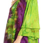 Sakkas Alania Watercolor Tie Dye Double Bell Sleeve Raglan Blouse