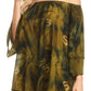 Sakkas Alania Watercolor Tie Dye Double Bell Sleeve Raglan Blouse